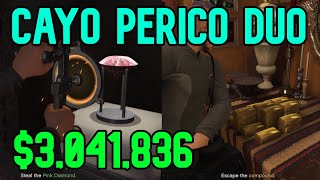 Gta Online Cayo Perico Heist Duo Max Payout  Stealth Drainage Tunnel [upl. by Allit]