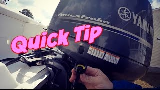 How to Flush Saltwater from a Yamaha 4 Stroke Outboard [upl. by Jevon390]