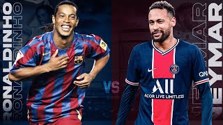 NEYMAR VS RONALDINHO ● LEGENDARY SKILLS BATTLE 👑 [upl. by Gaspard325]