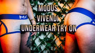 Modus Vivendi Mens Underwear amp Jockstrap Try On Review Haul [upl. by Caresa]