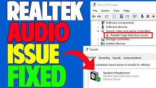 Fix Realtek HD Audio Manager Missing from Windows 10 [upl. by Nohtan733]