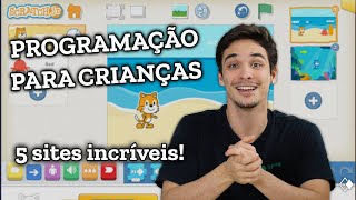 Melhores sites de PROGRAMAÃ‡ÃƒO PARA CRIANÃ‡AS [upl. by Tillford]