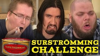 Surstromming Fermented Fish Eating Challenge [upl. by Enilrek]