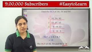 HCF Common Factors Method  3 numbers  Class 5  CBSE  NCERT  ICSE [upl. by Akinimod]