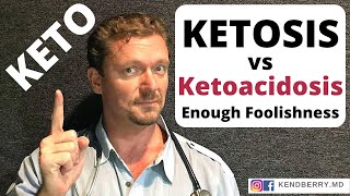 KETOSIS vs Ketoacidosis A Doctor Explains the Difference [upl. by Wiese]