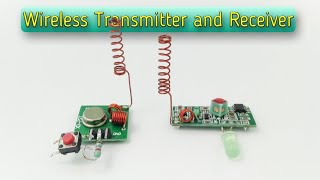 One Channel Transmitter and Receiver with 433Mhz RF module [upl. by Esinert]