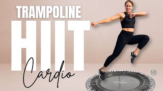 30 MIN Rebounding HIIT Workout  At Home Fat Burning CARDIO Mini Trampoline [upl. by Whitman]