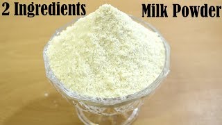 2 INGREDIENTS EASY MILK POWDER RECIPE – HOW TO MAKE MILK POWDER AT HOME [upl. by Mallon]