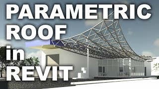 Parametric Roof in Revit Tutorial [upl. by Kcirttap]