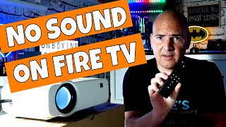 No Sound FIX Amazon Firestick amp FireTV Devices [upl. by Ellezig]