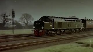 Vintage railway film  British Locomotives  1959 [upl. by Enihpesoj83]