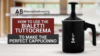 How to Use the Bialetti Tuttocrema Milk Frother [upl. by Yraillih]