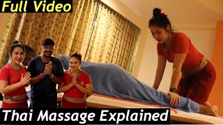 First Time Thai Massage in THAILAND [upl. by Naawaj]