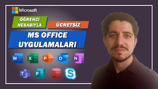 MS Office Uygulamalarını Öğrenci Hesabıyla Bilgisayara Ücretsiz Kurma  MS Excel Word PowerPoint [upl. by Nylave244]