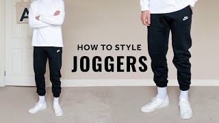 How To Style Joggers For Men [upl. by Iloj]