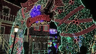 Christmas At Silver Dollar City In Branson Missouri  6 Million Christmas Lights [upl. by Weixel]