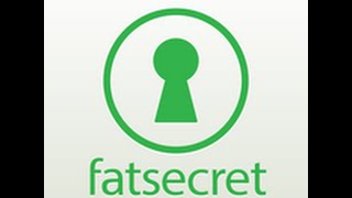 Aplicativo FatSecret Tutorial [upl. by Gemoets184]