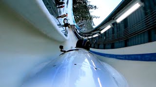 Down The Fastest Bobsled Track in the World POV [upl. by Junieta]