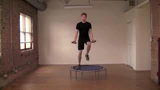 Rebounding Total Body Workout amp Mini Trampoline Exercises [upl. by Neale909]