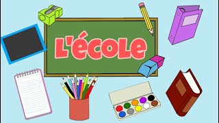 Les objets scolaires en français [upl. by Aekahs]