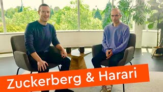 Mark Zuckerberg amp Yuval Noah Harari in Conversation [upl. by Howlyn787]