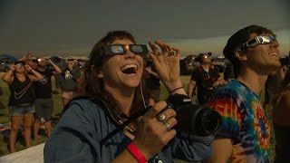 Americans awestruck by rare total solar eclipse [upl. by Amii]