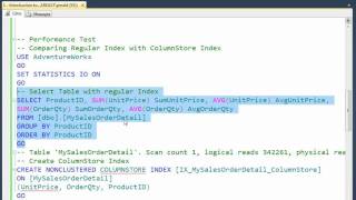 Introduction to Columnstore Index by Pinal Dave [upl. by Ainehta]