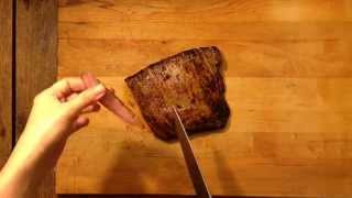 How To Cut Meat Against The Grain  Cooking Light [upl. by Derayne]