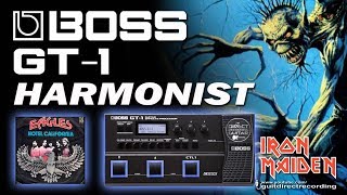 BOSS GT1 Harmonist Harmonizer Maiden style Free Patch Settings [upl. by Pete]