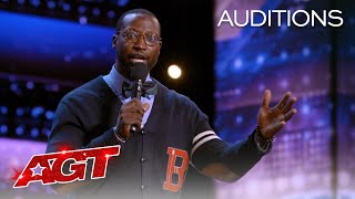 Mike Goodwin Tells Funny Stories About Teaching His Kids  Americas Got Talent 2021 [upl. by Pomfret]