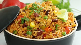 Mexican Rice Recipe  Easy One Pot Meal  How To Make Mexican Rice  Kanaks Kitchen [upl. by Kinemod]