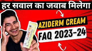 हर सवाल का जवाब मिलेगा Aziderm 10 Cream Review FAQ 202324  Azelaic Acid [upl. by Hebert700]