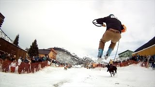 GoPro Skijoring In Colorado [upl. by Lirva]