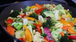 Simple Vegetable Stir Fry You Will Love [upl. by Arliene811]