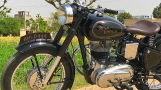 OLD MODEL Bullet 1986 Restoration  Royal Enfield Modifications  vintage Bullet bullettower [upl. by Kolivas]