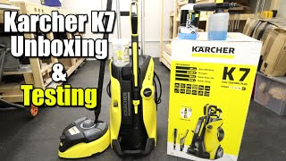 Karcher K7 Full Control Plus Unboxing amp Testing [upl. by Gnilrac75]