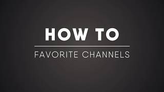 How to Favorite channels on Roku [upl. by Ainolopa]