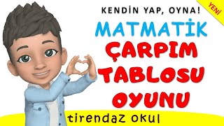 Ã‡ARPIM TABLOSU OYUNLARI  KOLAY EZBERLEME  Ã‡ARPMA OYUNU [upl. by Nirol]