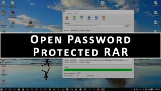 How to Open Password Protected RAR or Zip File without Password in Windows [upl. by Nuncia122]