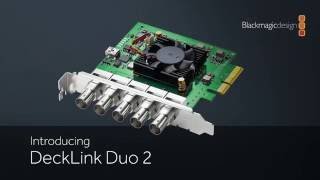 Introducing Decklink Duo 2 [upl. by Eenimod]