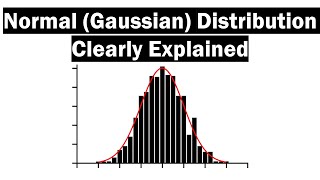 The Normal Gaussian Distribution  Clearly Explained [upl. by Utta]