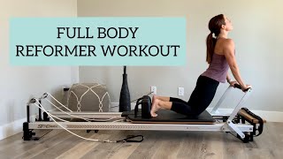 Pilates Reformer Workout  Full Body  Intermediate [upl. by Beane]