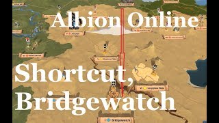 Albion Online  Caerleon to Bridgewatch fast almost safely [upl. by Enaitsirhc972]