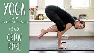 Crow Pose  How To Do Crow Pose  Yoga With Adriene [upl. by Kristie439]