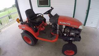 Kubota BX2350  No crank common issues [upl. by Atneciv870]