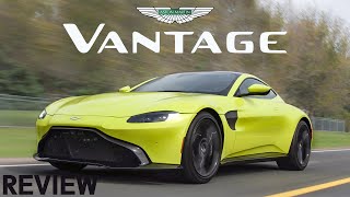 2019 Aston Martin Vantage Review  Fast Loud and Green [upl. by Busiek492]