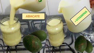 COMO FAZER VITAMINA DE ABACATE CREMOSA E SEM ERRO [upl. by Eelak]