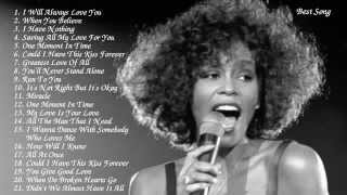 WHITNEY HOUSTON  Greatest Hits  Best Songs Of Whitney Houston Full Album [upl. by Naillimixam447]