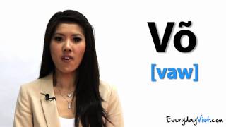 Learn Vietnamese Lesson 12 Pronouncing 20 Common Vietnamese Last Names [upl. by Treblihp]