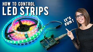 How to control LED Strips with Arduino  Cosplay Tutorial [upl. by Larimor664]